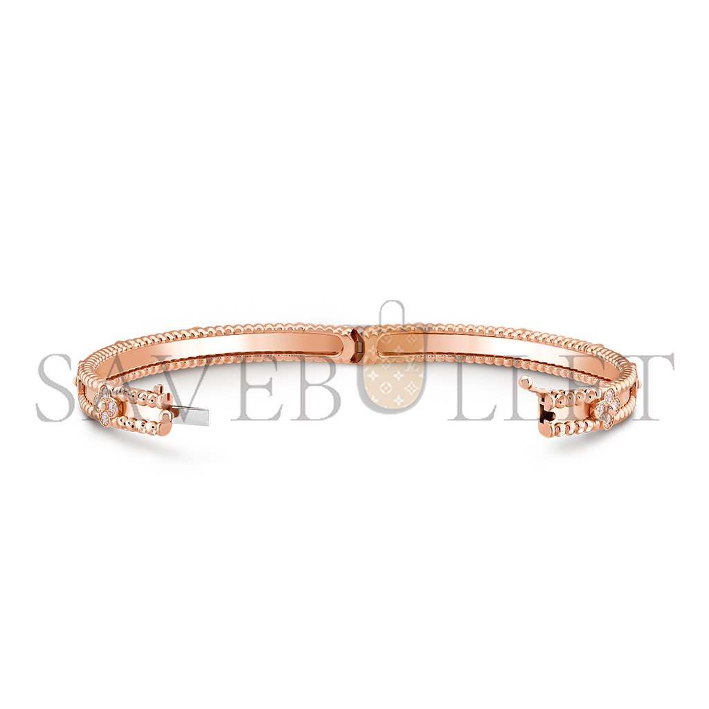 V*N CL*F arpels perlÉe sweet clovers bracelet, small model vcarp6x100